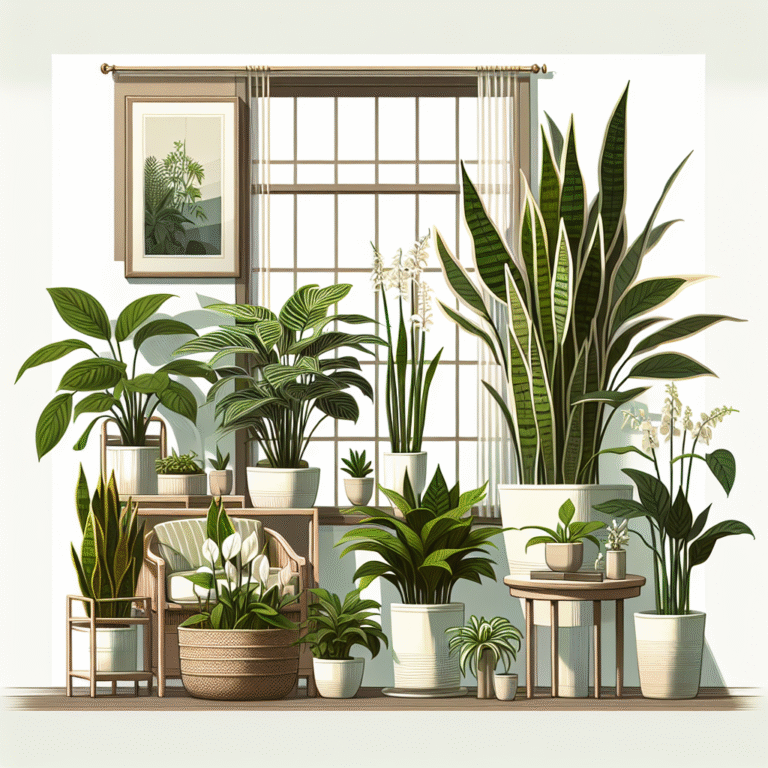 low-maintenance plants to clean indoor air