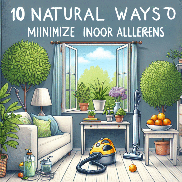 10 natural ways to minimize indoor allergens