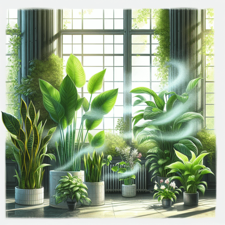 plants that improve breathing indoors