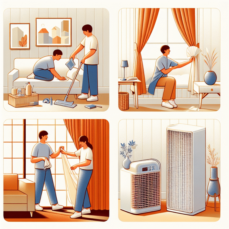 routines to reduce allergens indoors