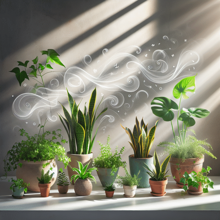 small indoor plants for clean air