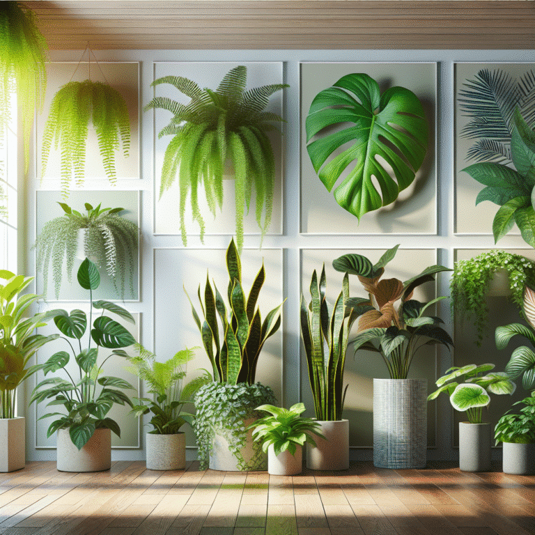 tropical indoor plants for air purification
