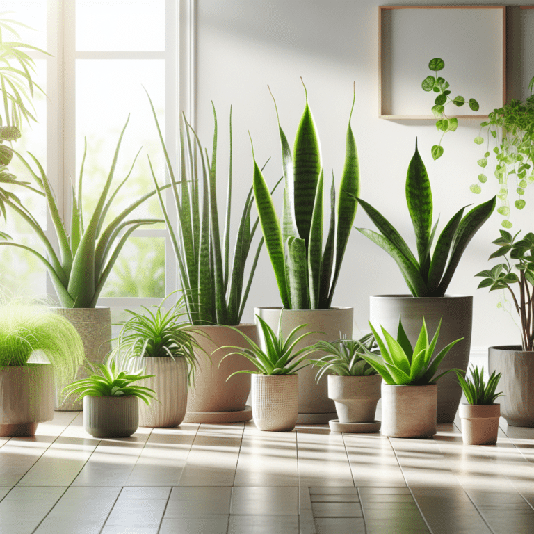 low-maintenance plants to clean indoor air